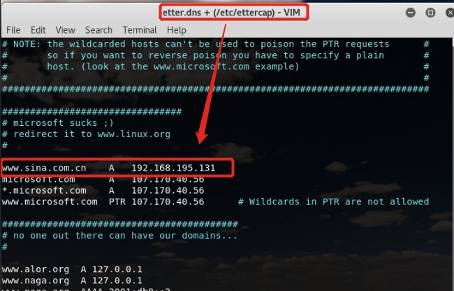 Kali Linux渗透-DNS域名劫持与钓鱼