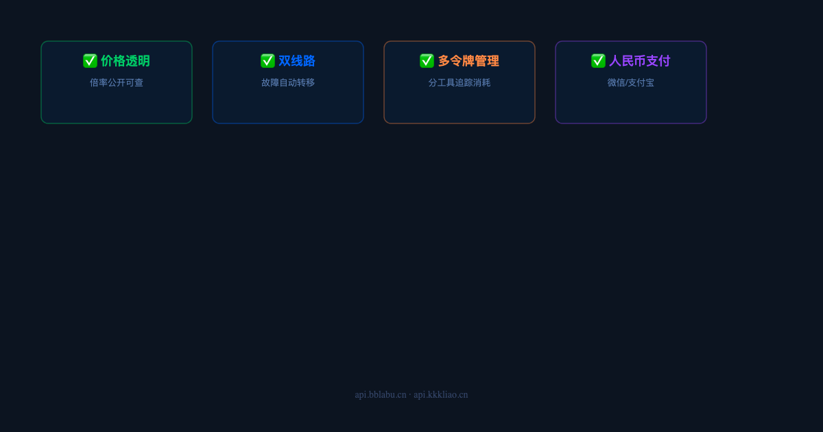 AI编程API中转站怎么选?这5个筛选标准帮你避开坑